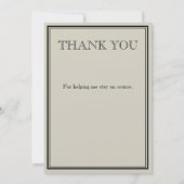 Jules Vernes Hauptmann Nemo lenkt den Nautilus Dankeskarte (Rückseite)