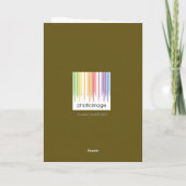 Julfeier Karte (Rückseite)