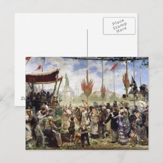 Juli 1880, 1882 postkarte (Vorne/Hinten)