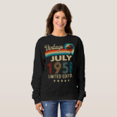 Juli 1958 64. Geburtstag Vintag Sweatshirt (Vorne ganz)
