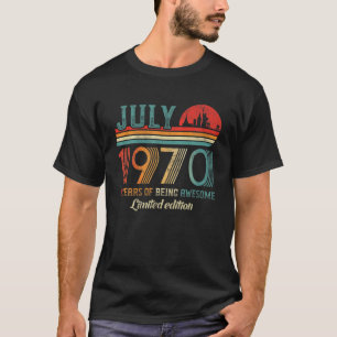Juli 1970 51 Geburtstag 51 Jahre alt 1970 Geburtst T-Shirt