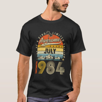 Juli 1984 Vintag 39. Geburtstag 39 Jahre alt T-Shirt