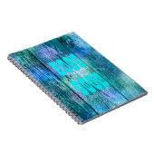 Juli 2016 Lila Turquoise Monatsbericht Notizblock (Rechte Seite)