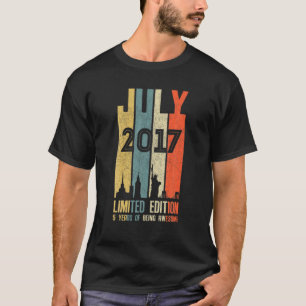 Juli 2017 5 Geburtstag 5 Jahr alt 2017 Geburtstag  T-Shirt