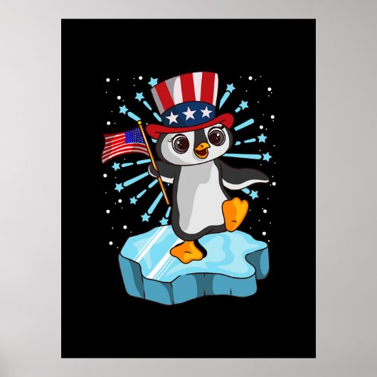 Juli 2021 Pinguin Poster (Vorne)