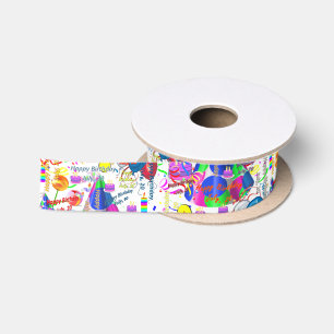 Juli, 20 Geburtstag, Ribbon Satinband