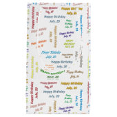 Juli, 20 Geburtstagsgeschenktasche Kleine Geschenktüte (Vorderseite)