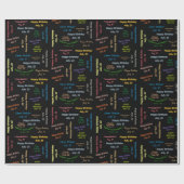 Juli, 22 Geburtstag Geschenkpapier (Flach)