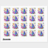 Juli, 23 Kindergeburtstag Stickers (Blatt)
