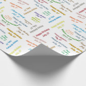 Juli, 27 Geburtstag Geschenkpapier (Ecke)