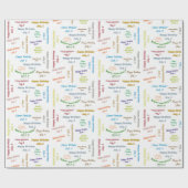 Juli, 2. Geburtstag, Geschenkpapier (Flach)