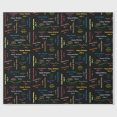 Juli, 2. Geburtstag, Geschenkpapier (Flach)