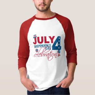 JULI 4 Celebration Shirt, beidseitig T-Shirt