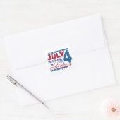 JULI 4 Celebration Sticker (Umschlag)