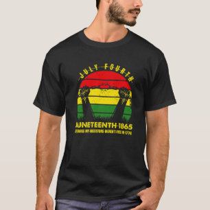 Juli 4. Juni 1865 Juni T-Shirt