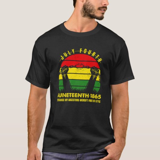 Juli 4. Juni 1865 Juni T-Shirt (Vorderseite)