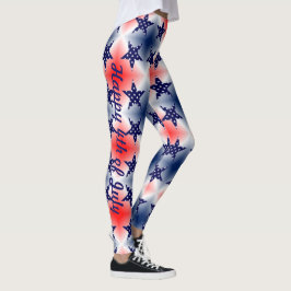 JULI 4. LEGGINGS Custom Star Parade Joggen Pants