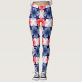 JULI 4. LEGGINGS Custom Star Parade Joggen Pants (Vorderseite)