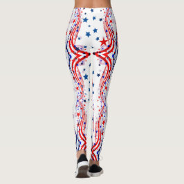 JULI 4. LEGGINGS US Flagge Parade Pants