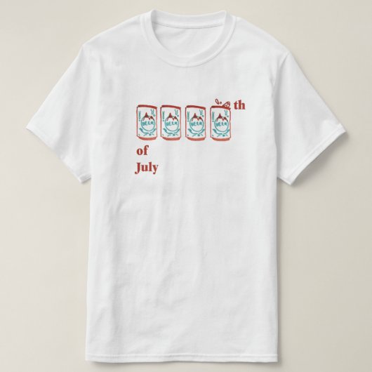 Juli 4. T-Shirt (Design vorne)