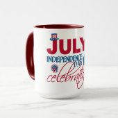JULI 4 Tasse - wählen Sie Stil & Farbe (Vorderseite Links)