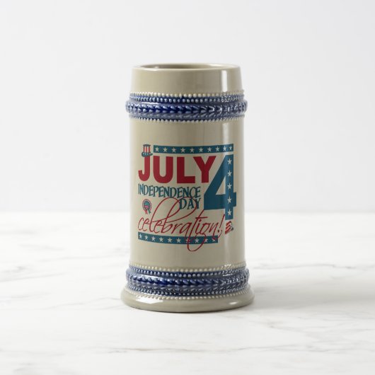 JULI 4 Tasse - wählen Sie Stil & Farbe (Mittel)