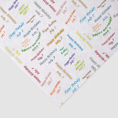 Juli, 7 Geburtstags-Gewebepapier Seidenpapier (Ausschnitt)