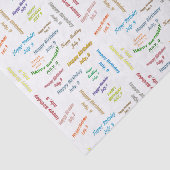 Juli, 9. Geburtstags-Tissue Paper Seidenpapier (Ausschnitt)