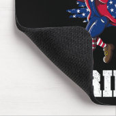 Juli Abraham Lincoln Griddy Abe Griddin Mousepad (Ecke)