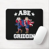 Juli Abraham Lincoln Griddy Abe Griddin Mousepad (Mit Mouse)