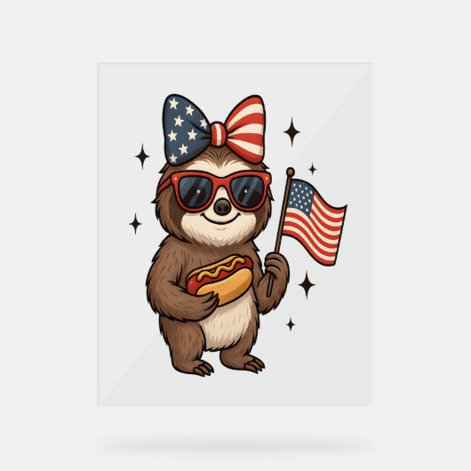 Juli Acrylschild (Vorderseite)