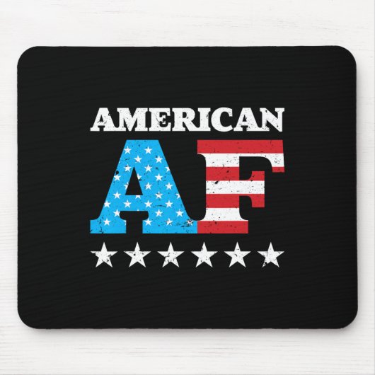 Juli American Af Usa Geschenk Mousepad (Vorne)