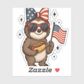 Juli Aufkleber (Blatt)