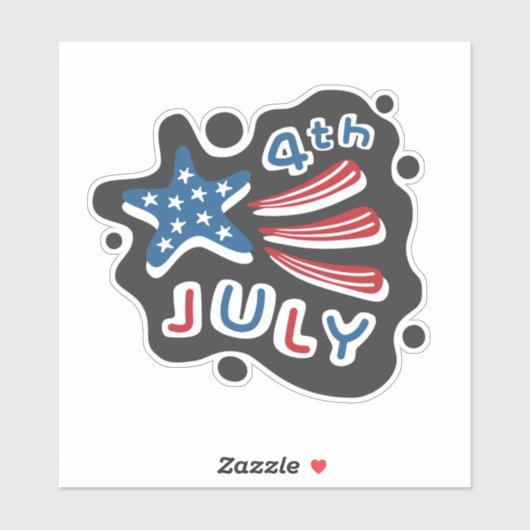 Juli Aufkleber (Blatt)