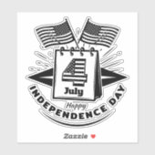 Juli Aufkleber (Blatt)