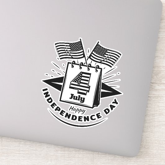 Juli Aufkleber (Detail)