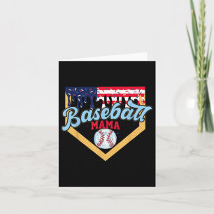 Juli Baseball Mama Ice Cream Tropfen Baseball Mama Karte