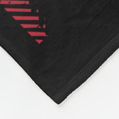 Juli Bigfoot Sasquatch US Flag Patriotische Männer Fleecedecke (Ecke)