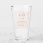 Juli Birthstone Ruby Design Glas (Rückseite)