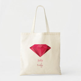 Juli Birthstone Ruby Tragetasche