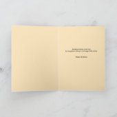 Juli bis August Geburtsdatum Blume Custom Geburtst Karte (Innenseite)