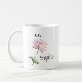 Juli Blume Personalisiert Kaffeetasse (Links)