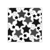 Juli Briefmarke Gummistempel (Prägung)