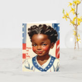 Juli Card mit Kind Karte (Gelbe Blume)