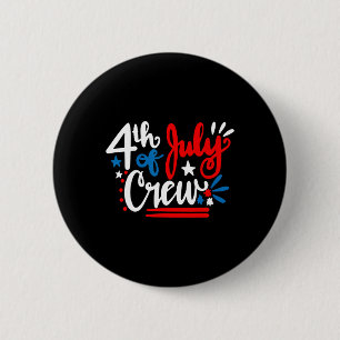Juli Crew Shirt Unabhängigkeitstag Familie Matchin Button