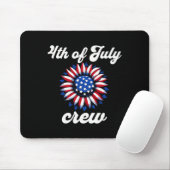 Juli Crew US-Flagge Mousepad (Mit Mouse)