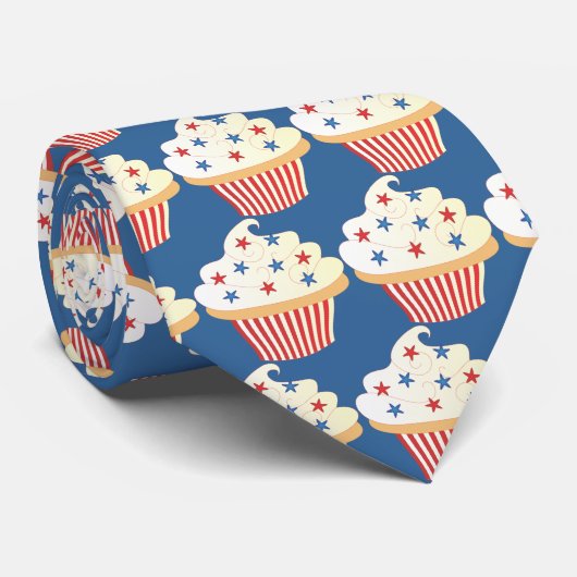 Juli Cupcakes Krawatte (Gerollt)