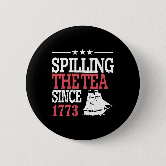 Juli, das Tee seit 1773 verteilen Button (Vorderseite)