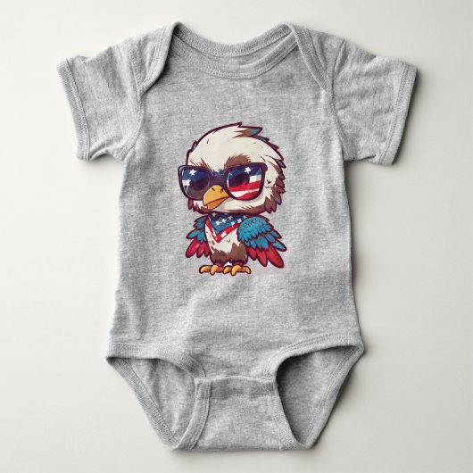 Juli Eagle Baby Strampler (Vorderseite)