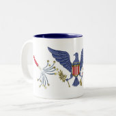 Juli Eagle Zweifarbige Tasse (Vorderseite Links)